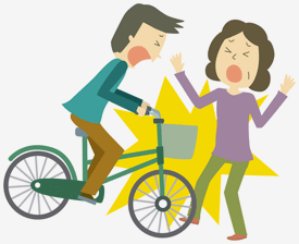 自転車（じてんしゃ）の交通事故でお困りの場合は、弁護士へご相談ください！