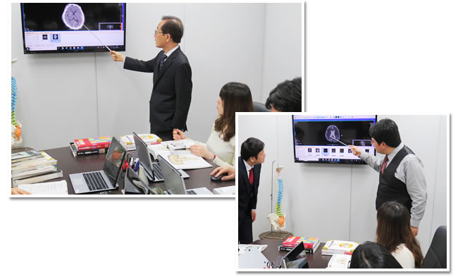 MRI画像を拝見します